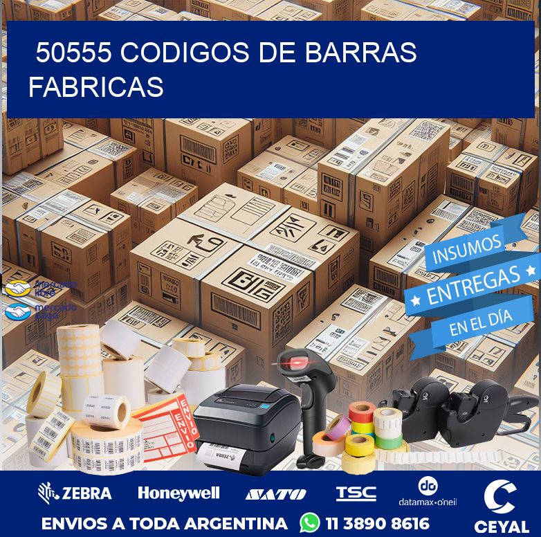 50555 CODIGOS DE BARRAS FABRICAS