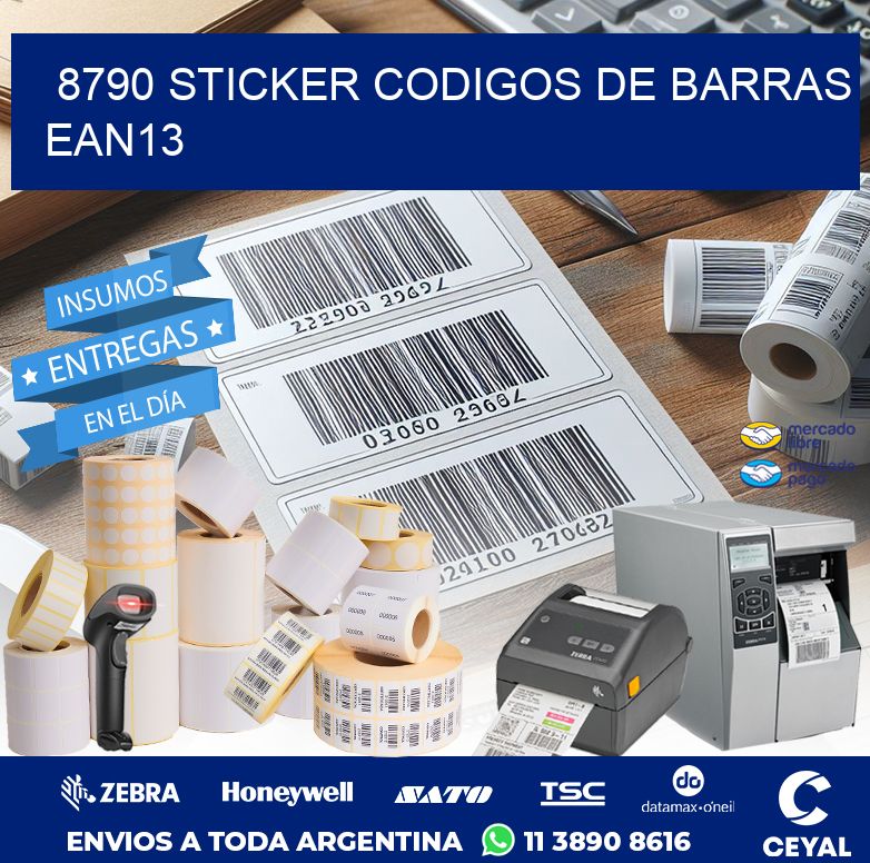 8790 STICKER CODIGOS DE BARRAS EAN13
