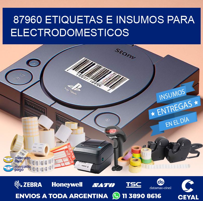87960 ETIQUETAS E INSUMOS PARA ELECTRODOMESTICOS