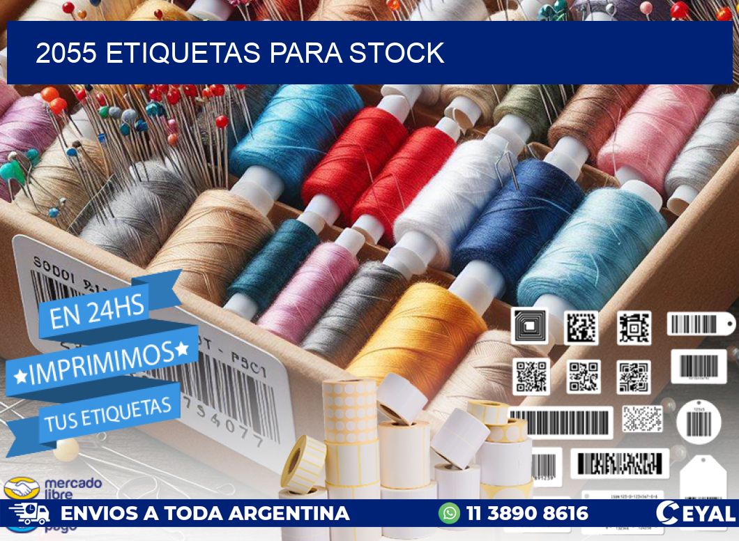 2055 ETIQUETAS PARA STOCK
