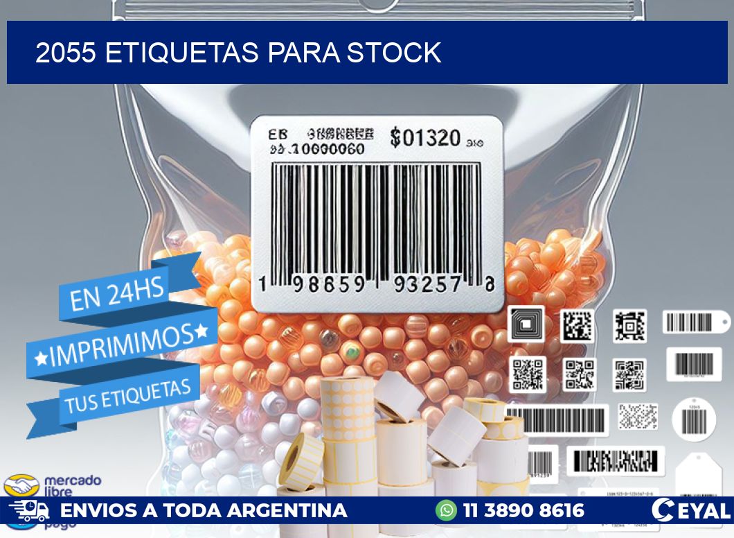 2055 ETIQUETAS PARA STOCK
