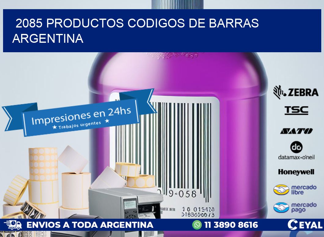2085 productos codigos de barras argentina