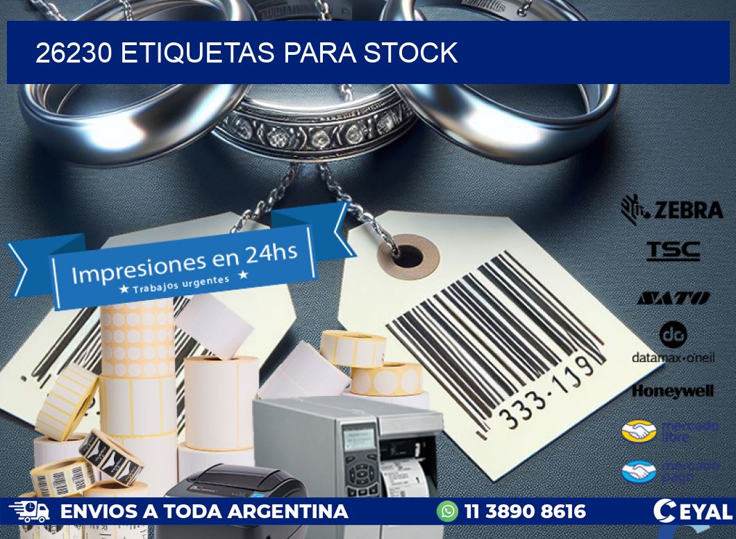 26230 ETIQUETAS PARA STOCK
