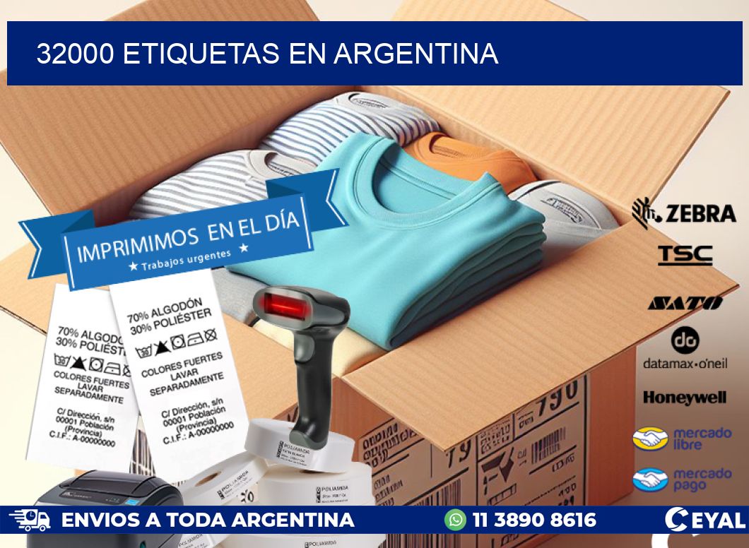32000 etiquetas en argentina