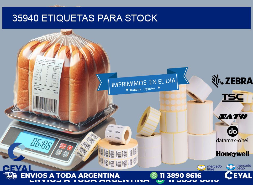 35940 ETIQUETAS PARA STOCK