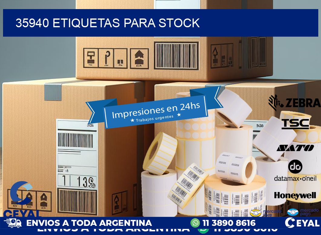 35940 ETIQUETAS PARA STOCK