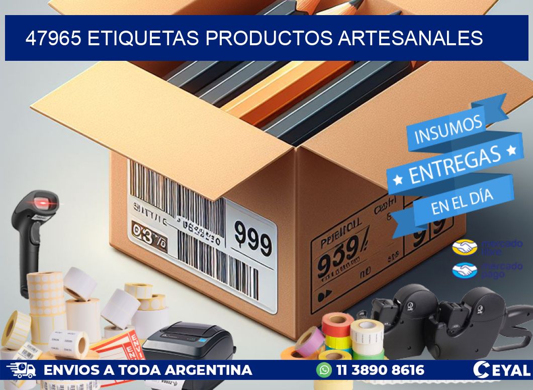 47965 Etiquetas productos artesanales