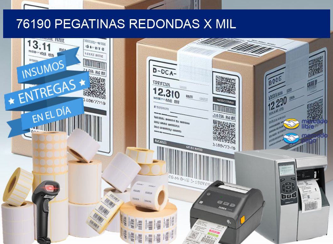 76190 PEGATINAS REDONDAS X MIL