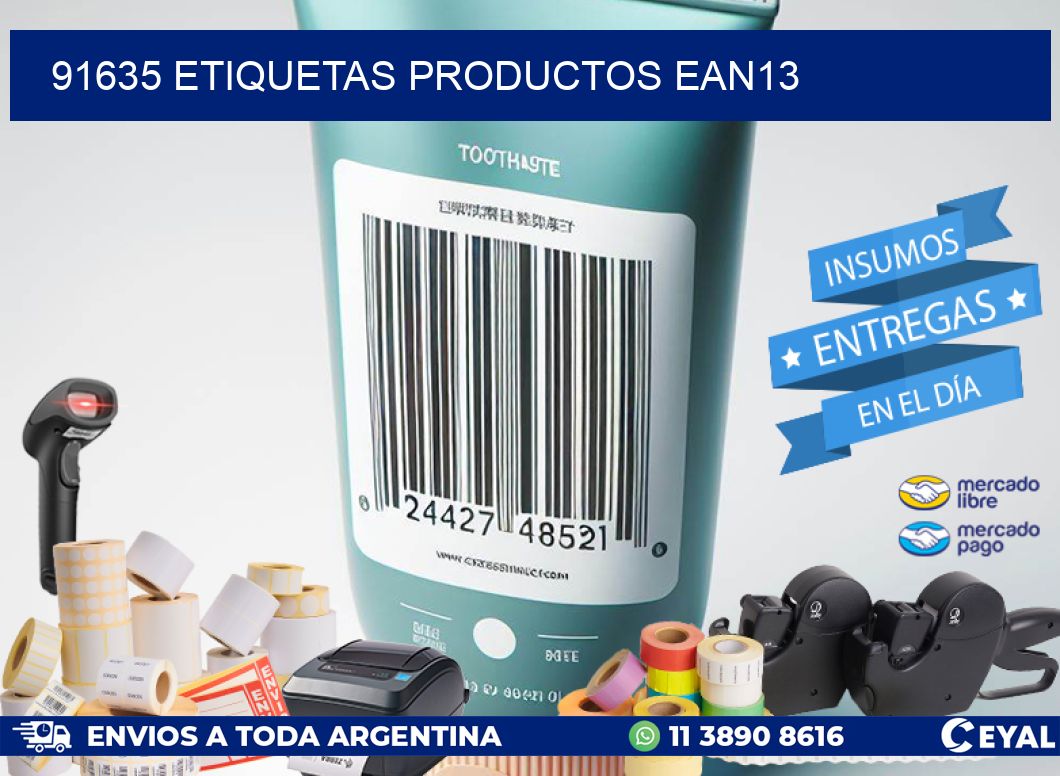 91635 Etiquetas productos ean13