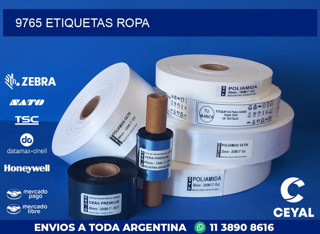 9765 ETIQUETAS ROPA