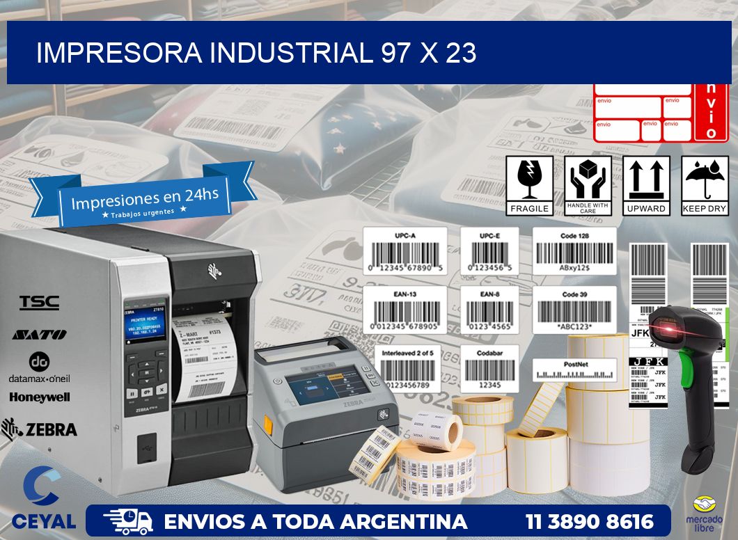 impresora industrial 97 x 23