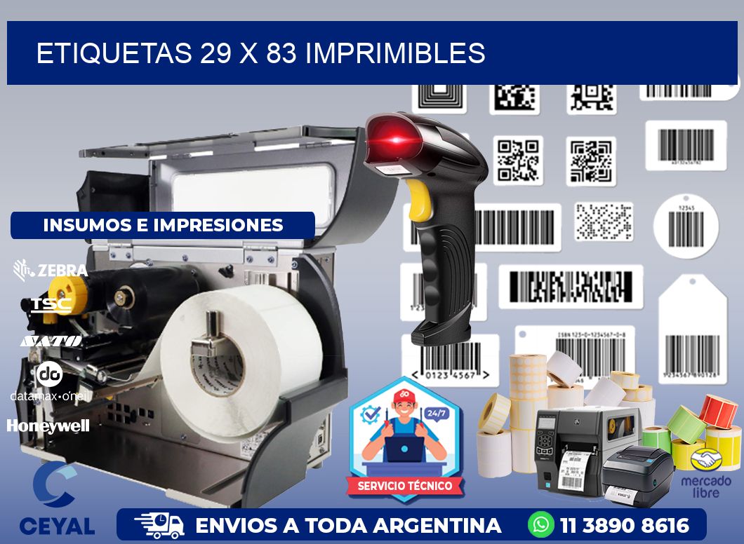 ETIQUETAS 29 x 83 IMPRIMIBLES