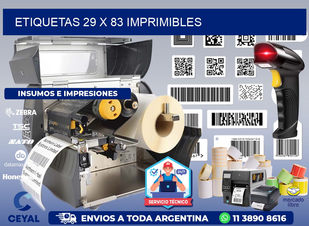 ETIQUETAS 29 x 83 IMPRIMIBLES