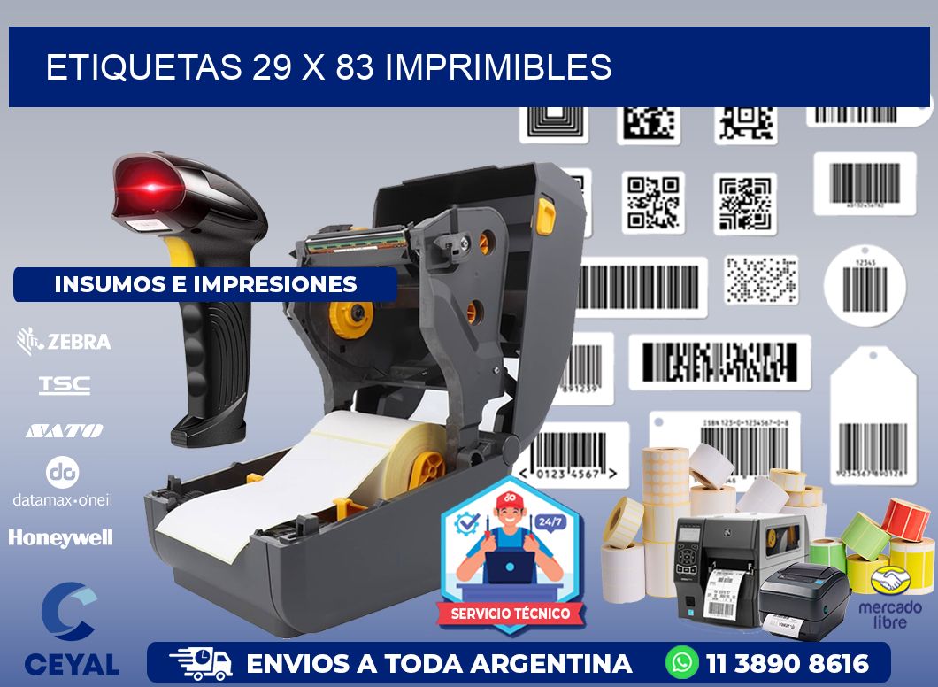 ETIQUETAS 29 x 83 IMPRIMIBLES