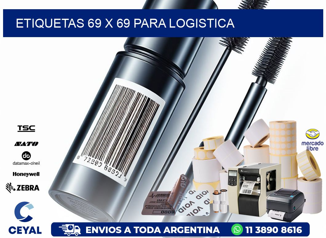 ETIQUETAS 69 x 69 PARA LOGISTICA