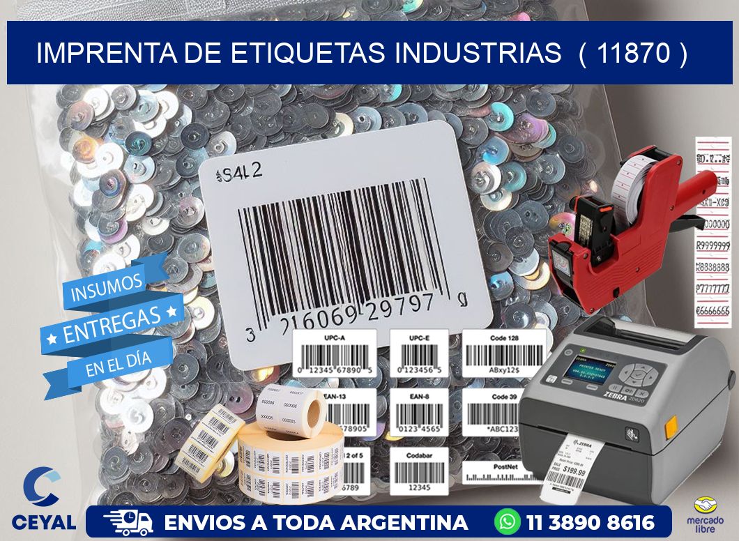 imprenta de etiquetas industrias  ( 11870 )