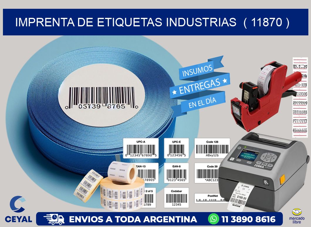 imprenta de etiquetas industrias  ( 11870 )