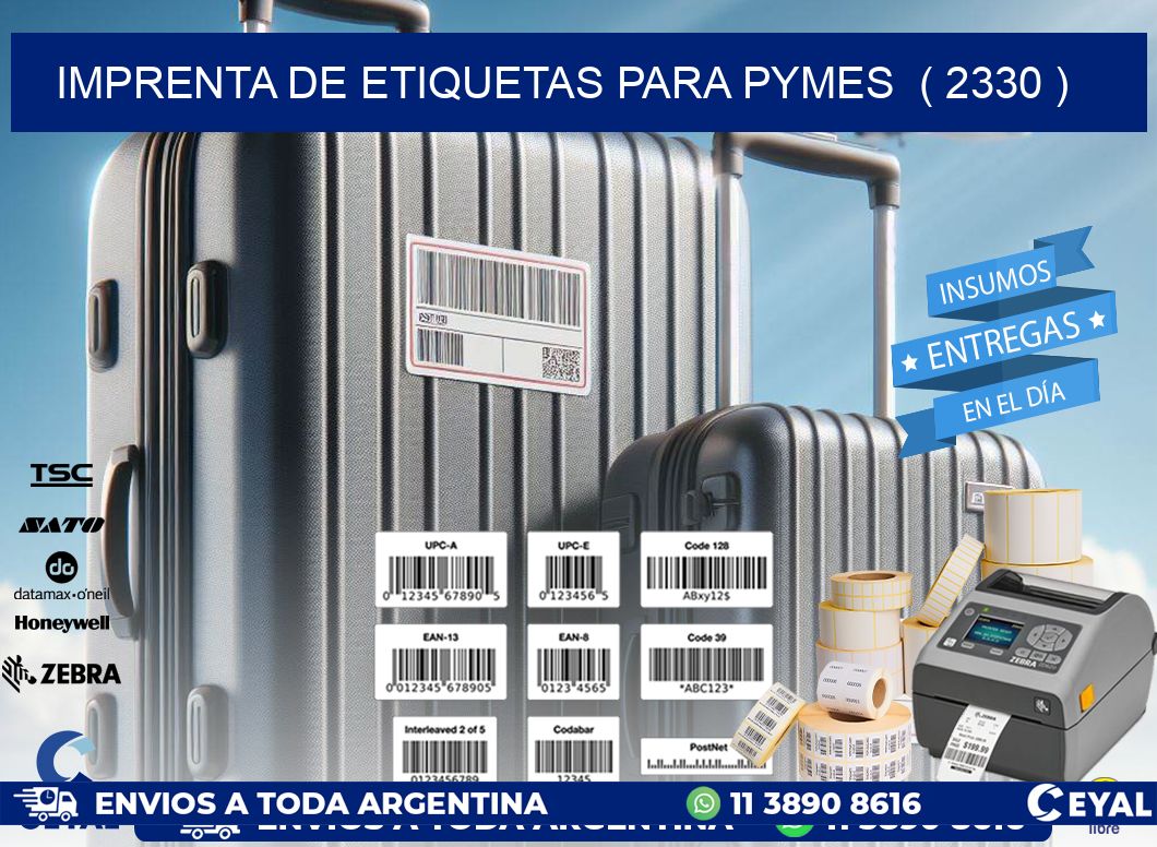 imprenta de etiquetas para pymes  ( 2330 )