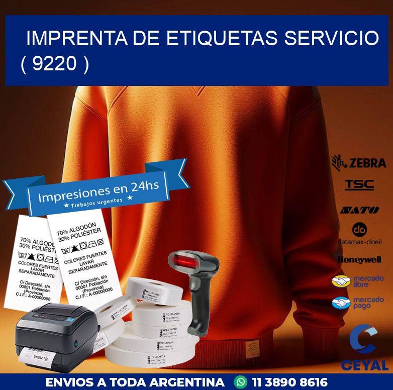 imprenta de etiquetas servicio  ( 9220 )