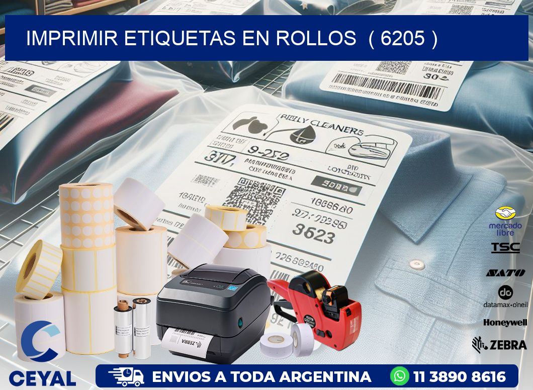 imprimir etiquetas en rollos  ( 6205 )