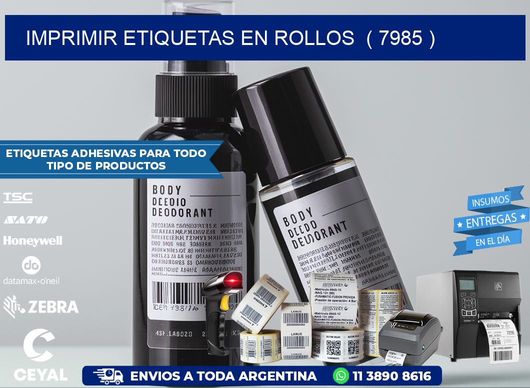 imprimir etiquetas en rollos  ( 7985 )