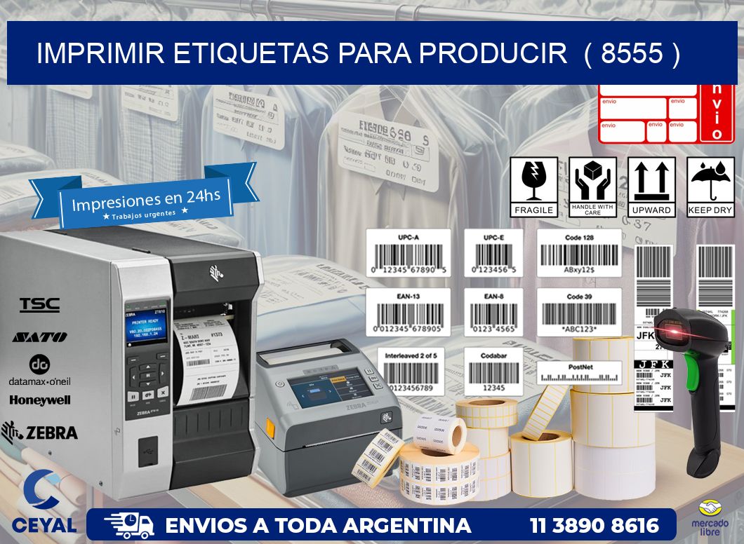 imprimir etiquetas para producir  ( 8555 )