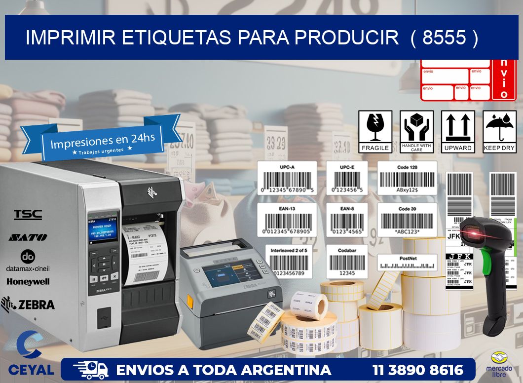 imprimir etiquetas para producir  ( 8555 )