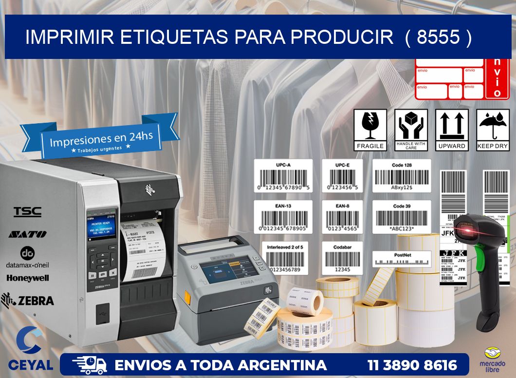 imprimir etiquetas para producir  ( 8555 )