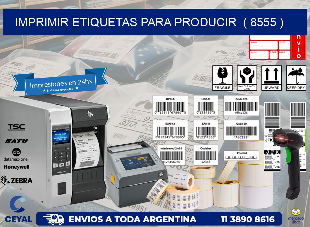 imprimir etiquetas para producir  ( 8555 )