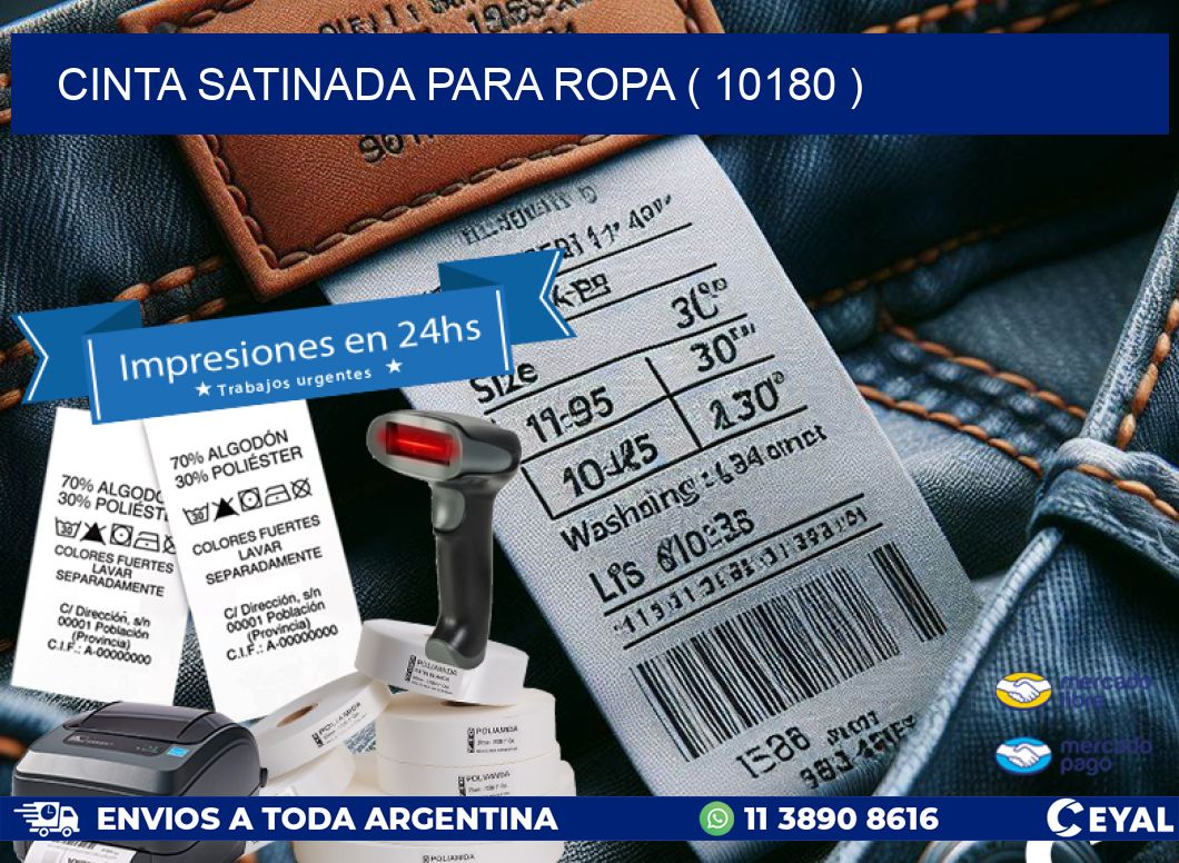 CINTA SATINADA PARA ROPA ( 10180 )