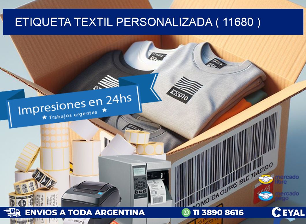 ETIQUETA TEXTIL PERSONALIZADA ( 11680 )