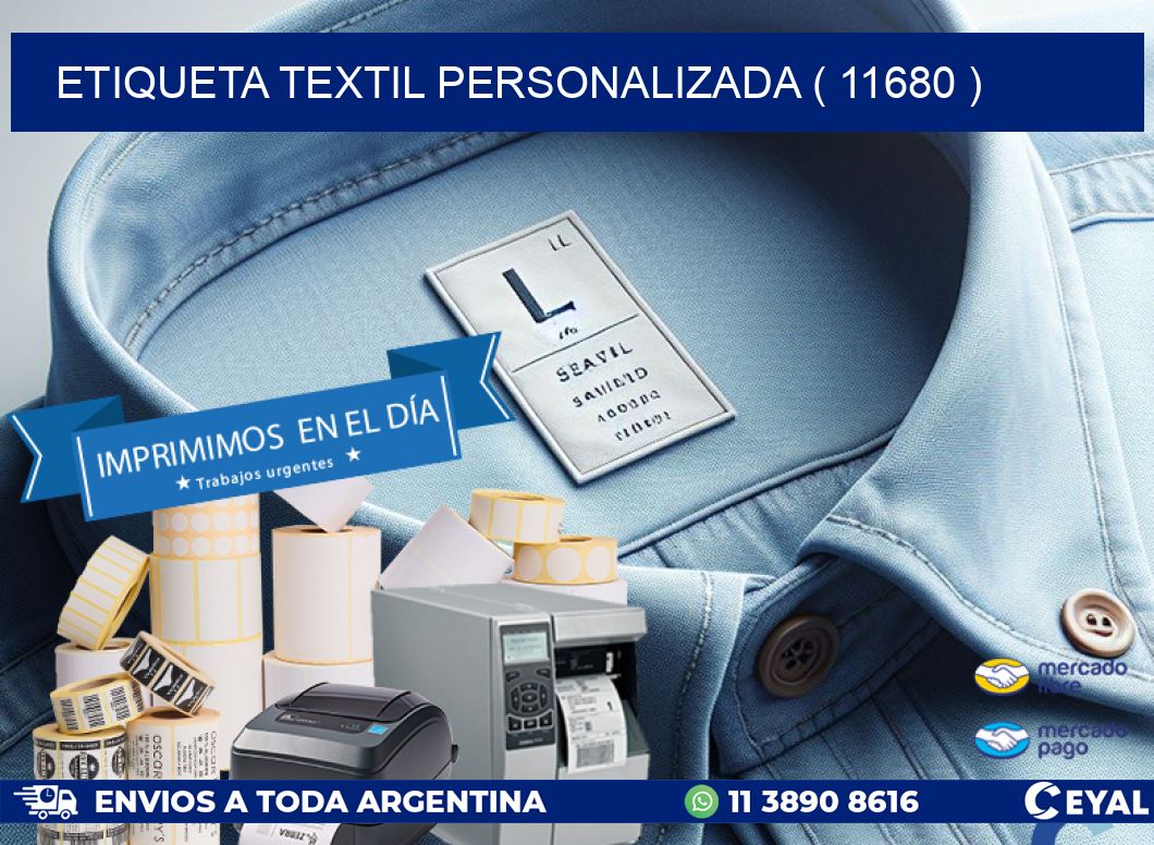 ETIQUETA TEXTIL PERSONALIZADA ( 11680 )