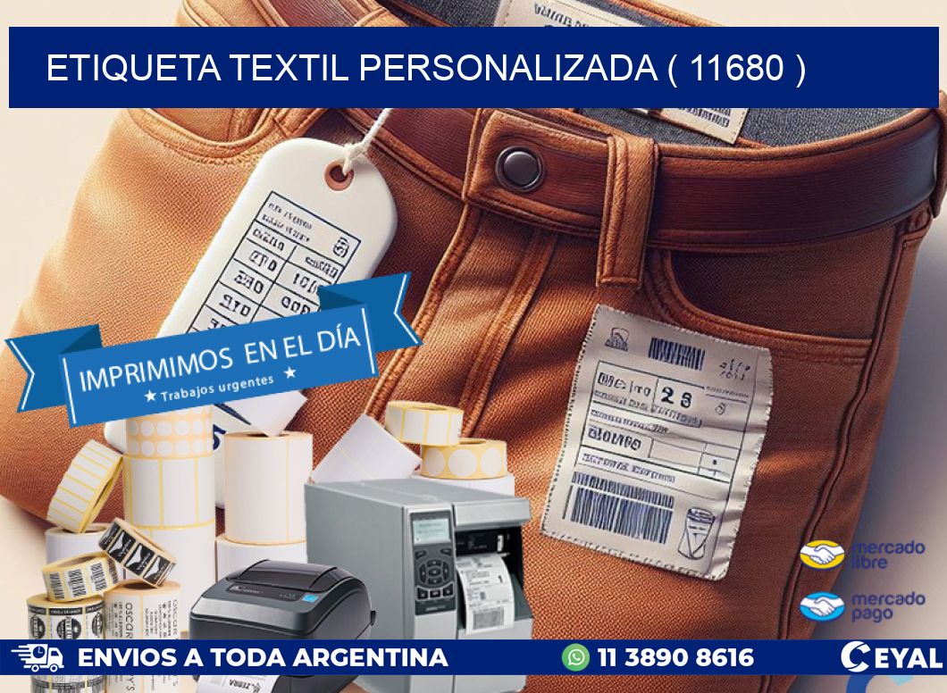 ETIQUETA TEXTIL PERSONALIZADA ( 11680 )