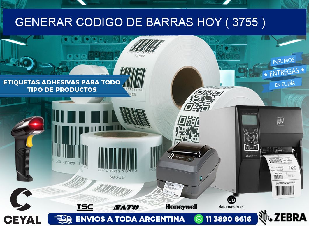 GENERAR CODIGO DE BARRAS HOY ( 3755 )