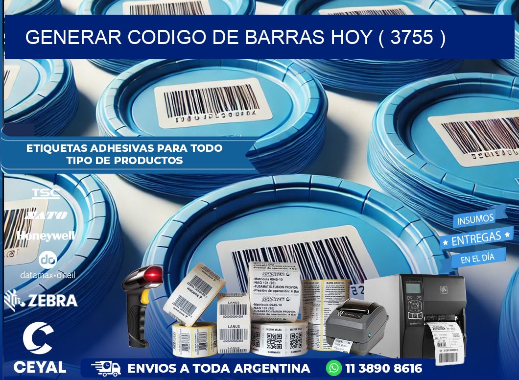 GENERAR CODIGO DE BARRAS HOY ( 3755 )