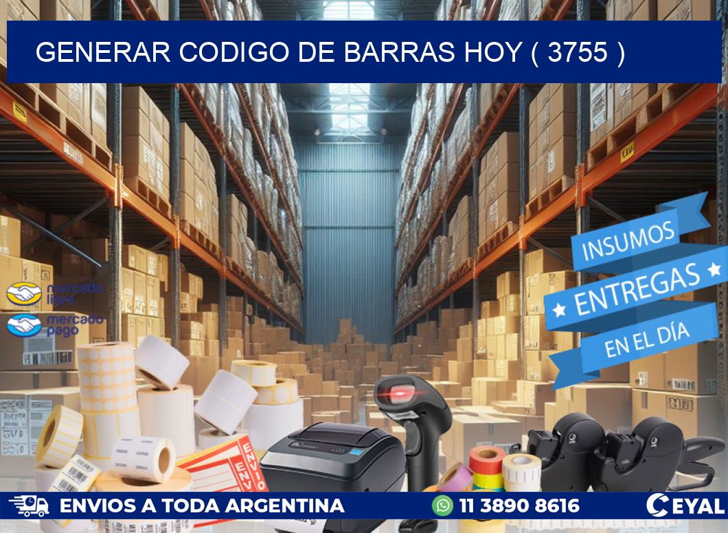 GENERAR CODIGO DE BARRAS HOY ( 3755 )