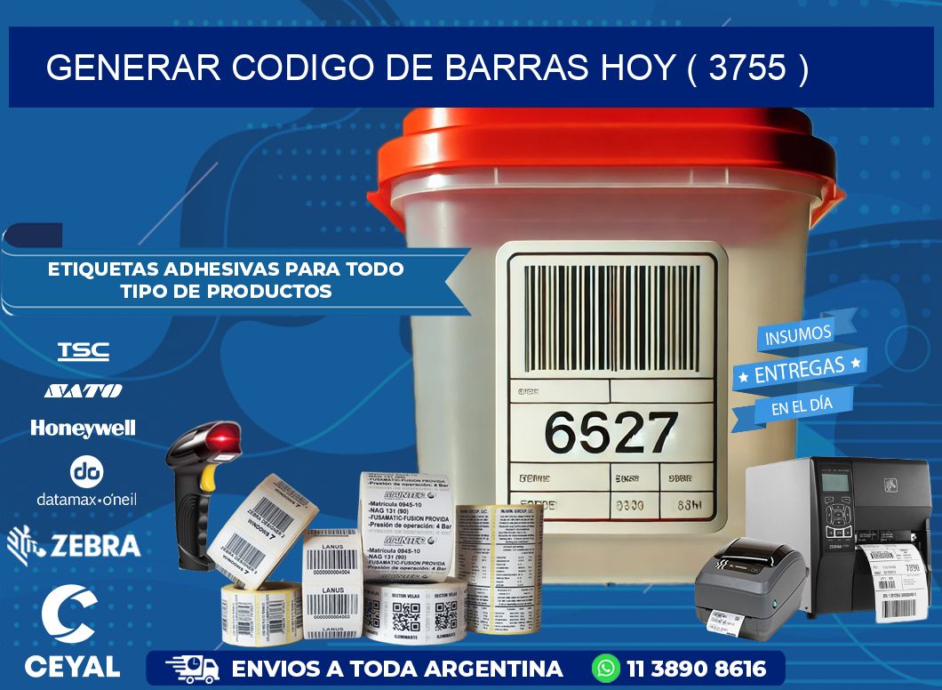 GENERAR CODIGO DE BARRAS HOY ( 3755 )