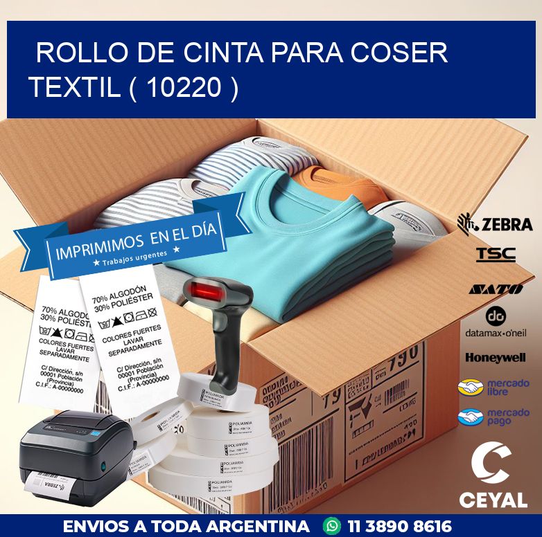 ROLLO DE CINTA PARA COSER TEXTIL ( 10220 )