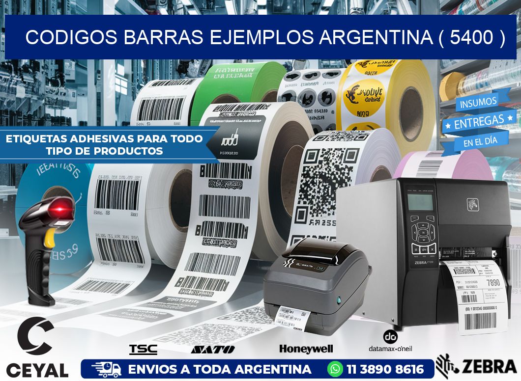 codigos barras ejemplos argentina ( 5400 )