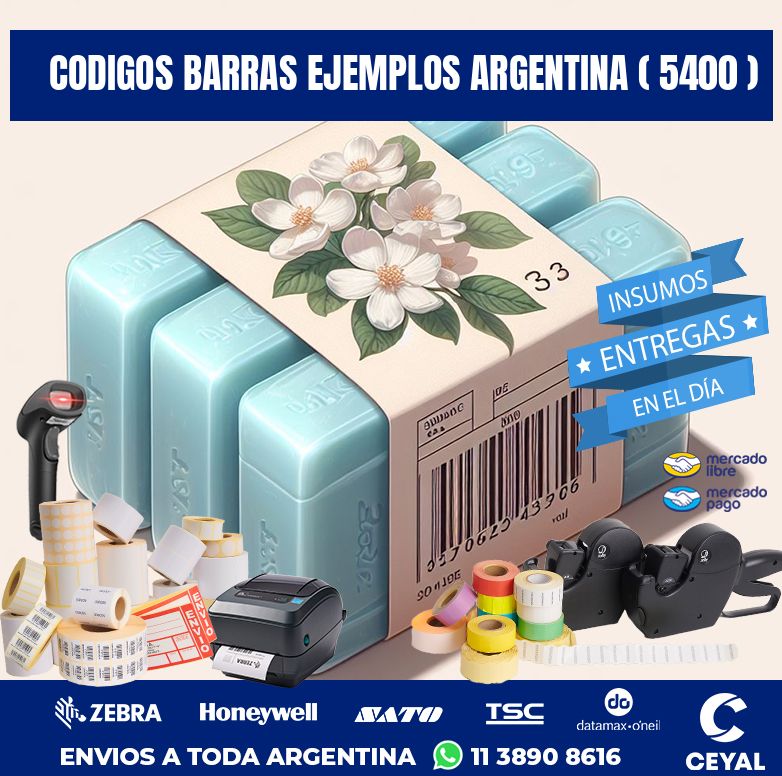 codigos barras ejemplos argentina ( 5400 )