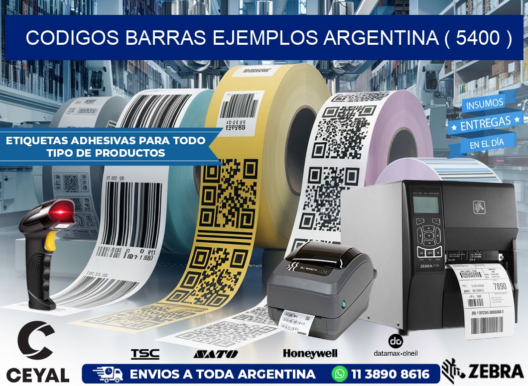 codigos barras ejemplos argentina ( 5400 )