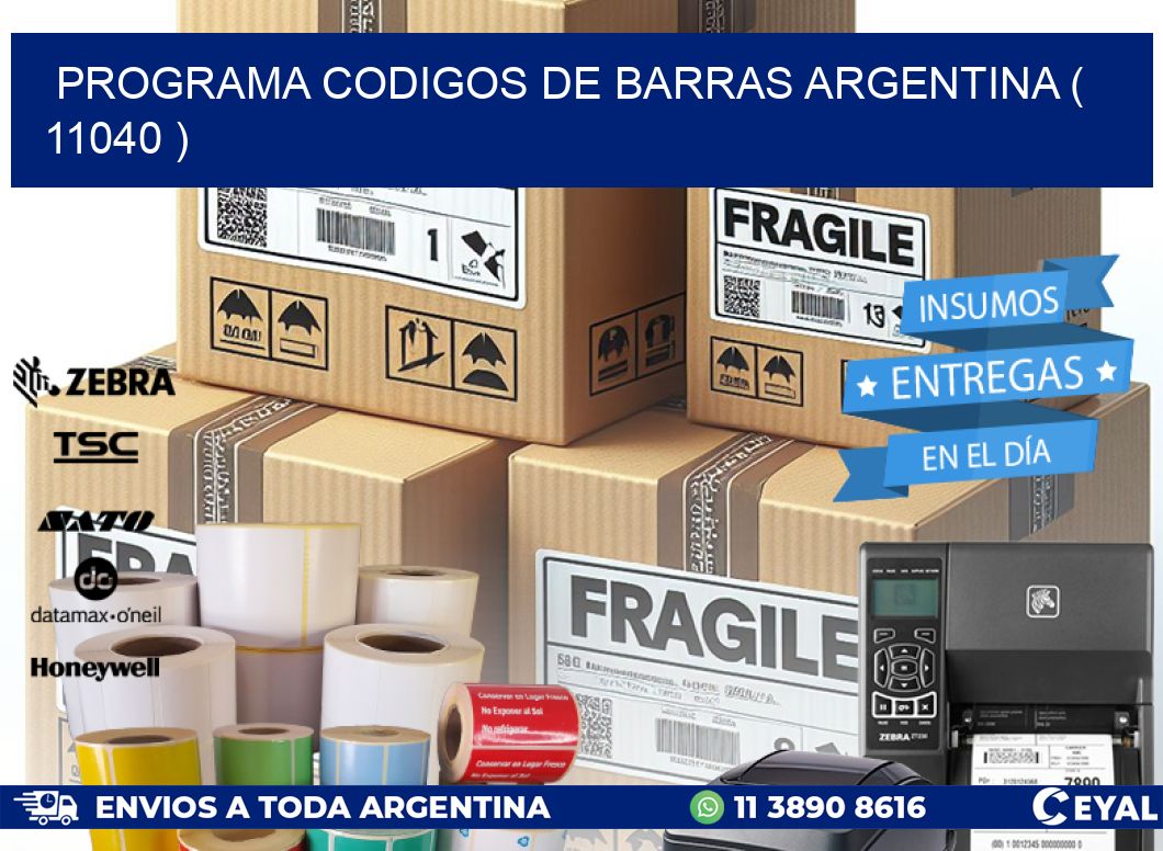 programa codigos de barras argentina ( 11040 )