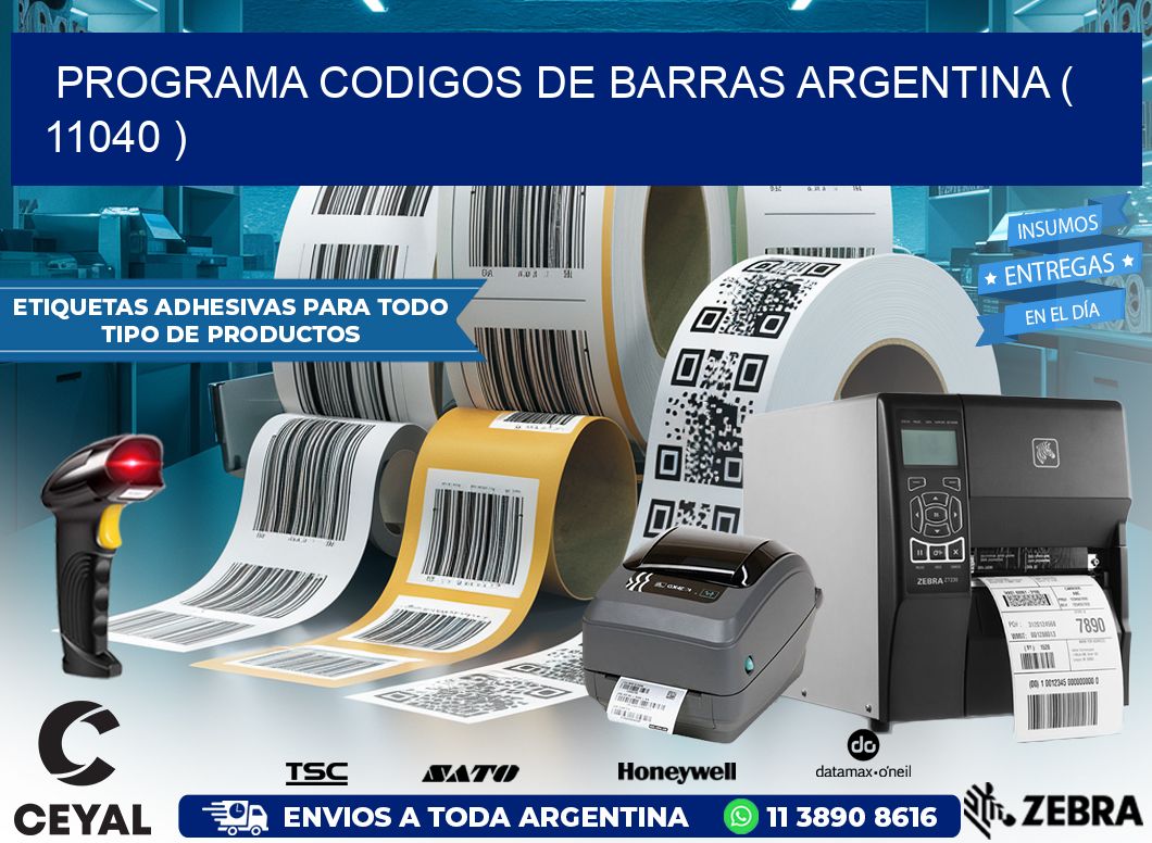 programa codigos de barras argentina ( 11040 )