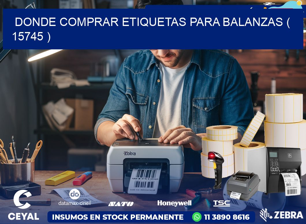 DONDE COMPRAR ETIQUETAS PARA BALANZAS ( 15745 )