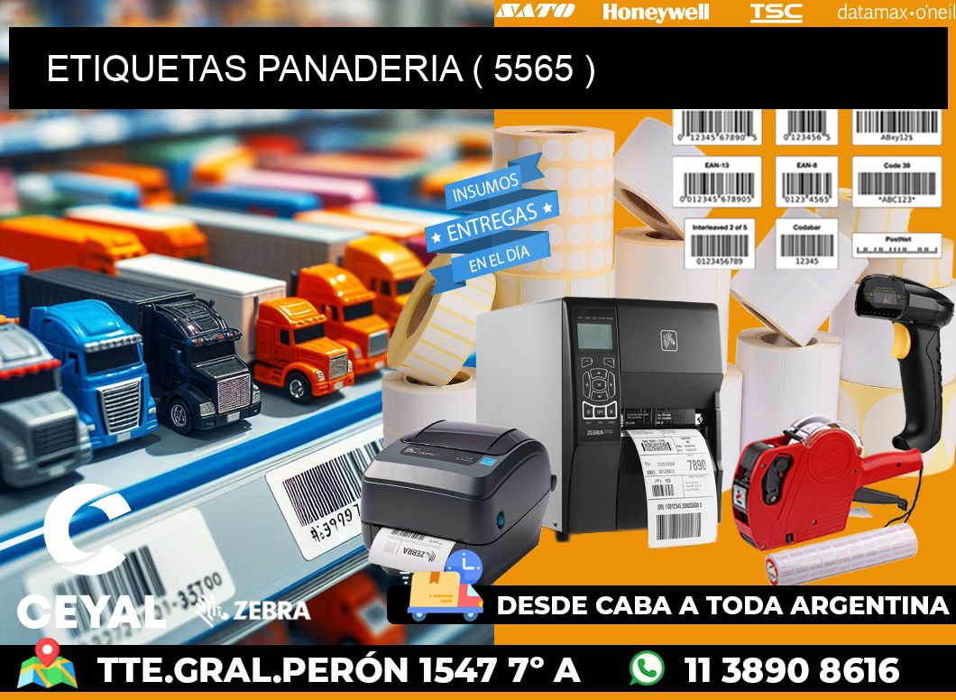 ETIQUETAS PANADERIA ( 5565 )