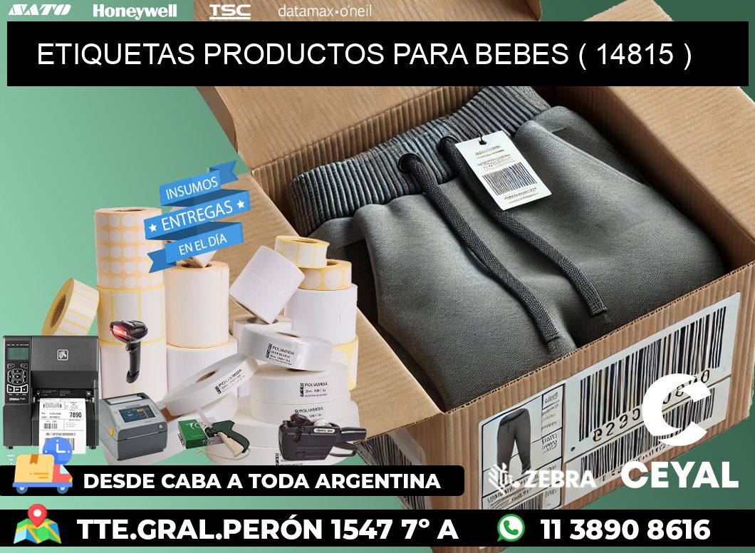 ETIQUETAS PRODUCTOS PARA BEBES ( 14815 )