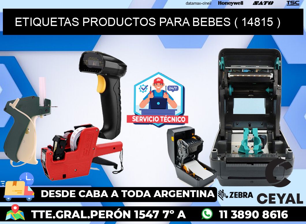 ETIQUETAS PRODUCTOS PARA BEBES ( 14815 )