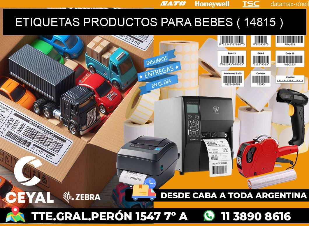 ETIQUETAS PRODUCTOS PARA BEBES ( 14815 )