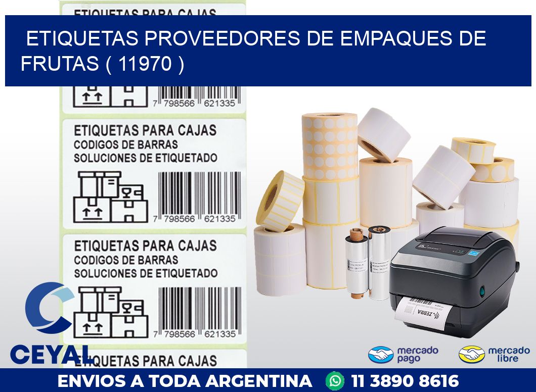 ETIQUETAS PROVEEDORES DE EMPAQUES DE FRUTAS ( 11970 )