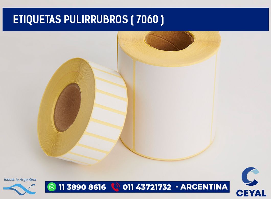 ETIQUETAS PULIRRUBROS ( 7060 )